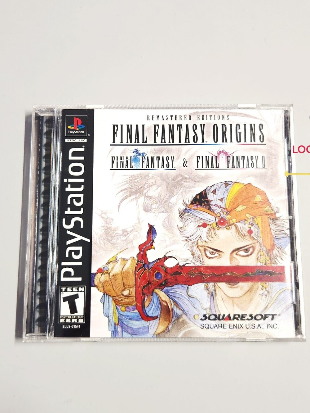 PS1 Final Fantasy Origins Black Label Good Cond - TESTED
